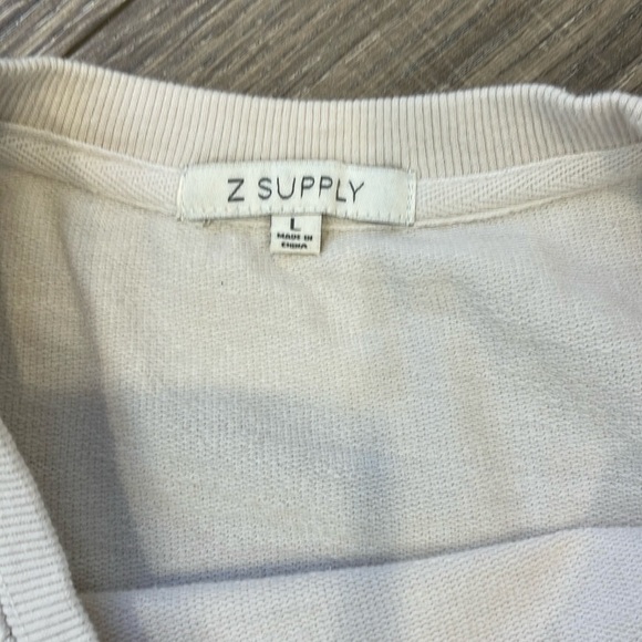 Z Supply Tye Dye Sleeve Sweatshirt Size Large - Picture 4 of 6